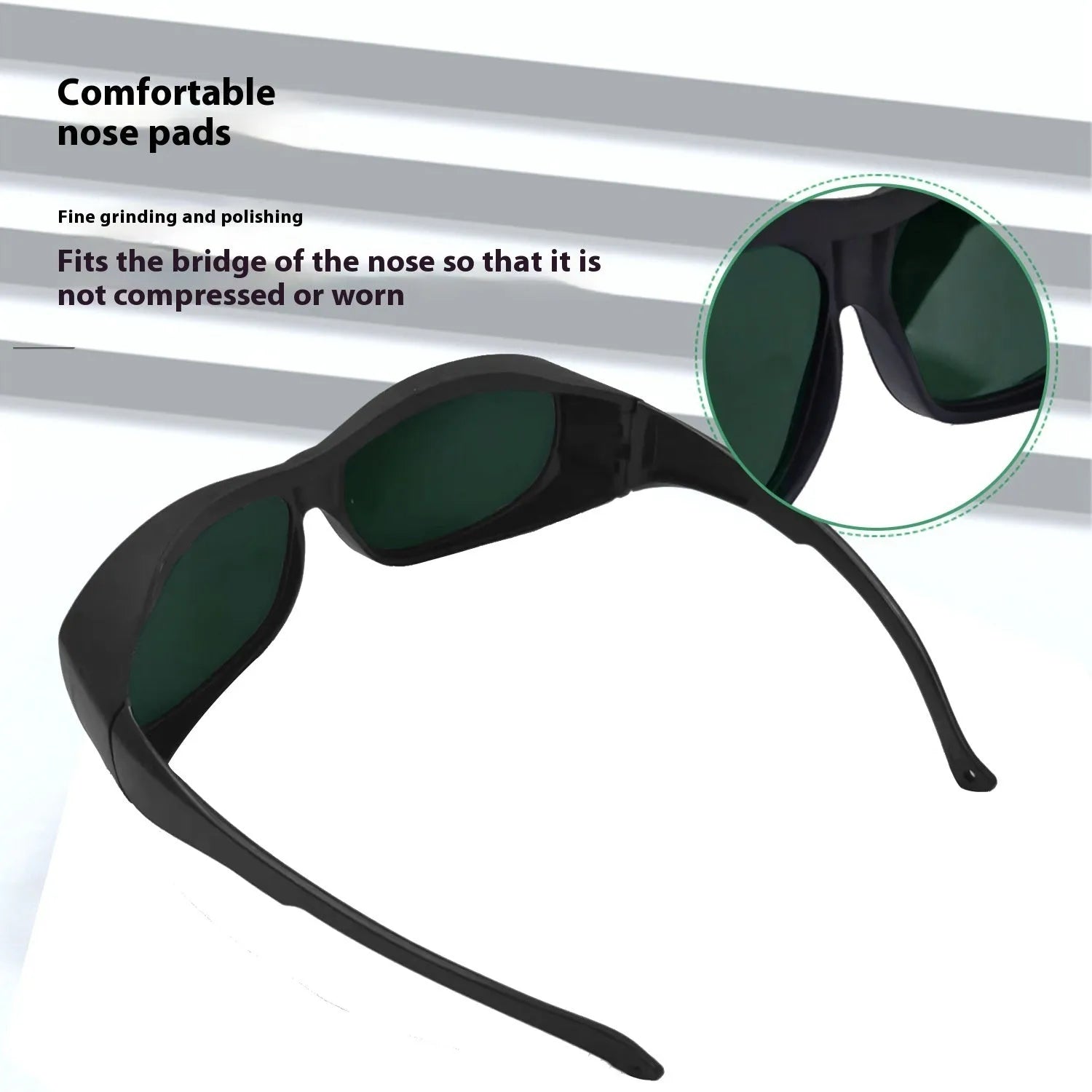 Laser safety goggles for photon skin rejuvenation and welding with 200-2000nm optical filter.