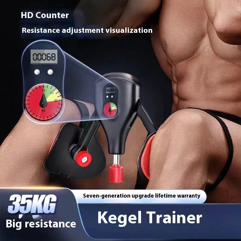 Men's Kegel trainer for PC muscle exercise in black and grey colour options