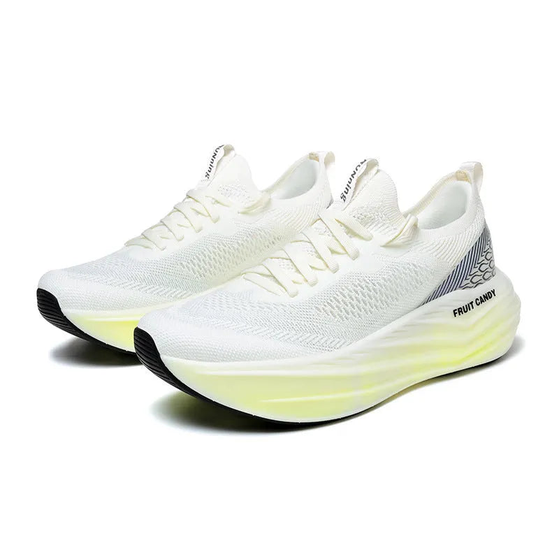 Men's road running shoes in Platinum Shadow Black with PU mesh upper, flat heel, low top, front lace-up, sizes 37-45.