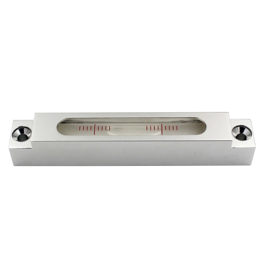 132mm metal spirit level with glass vial for machine tool decoration and precision alignment
