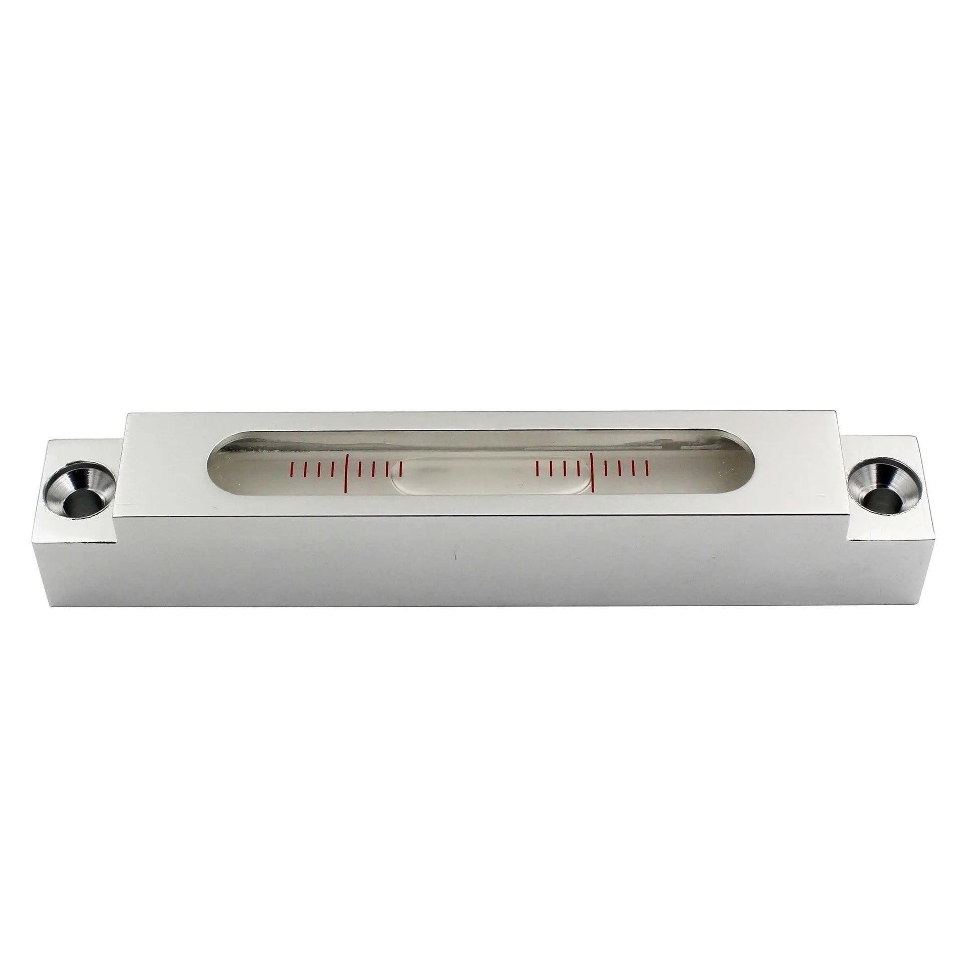 132mm metal spirit level with glass vial for machine tool decoration and precision alignment