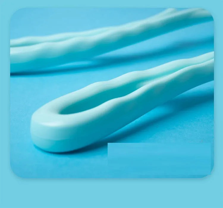 Blue neck massager with 360 degree roller and 96 acupoint nodes for deep tissue pain relief on neck and shoulders