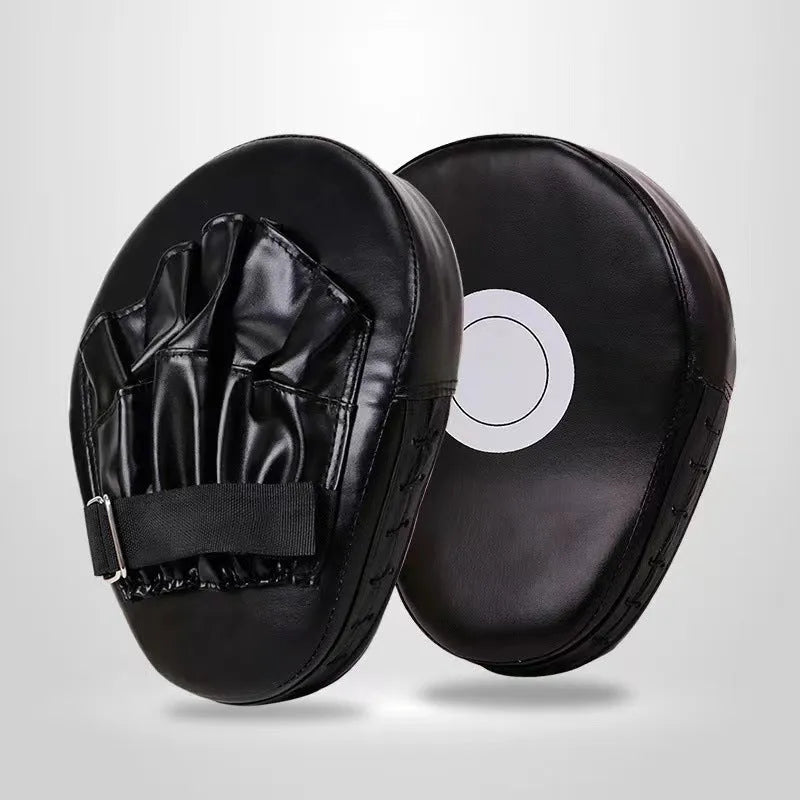 Boxing training punch mitts in vertical design with PU leather construction for adult and children martial arts practice