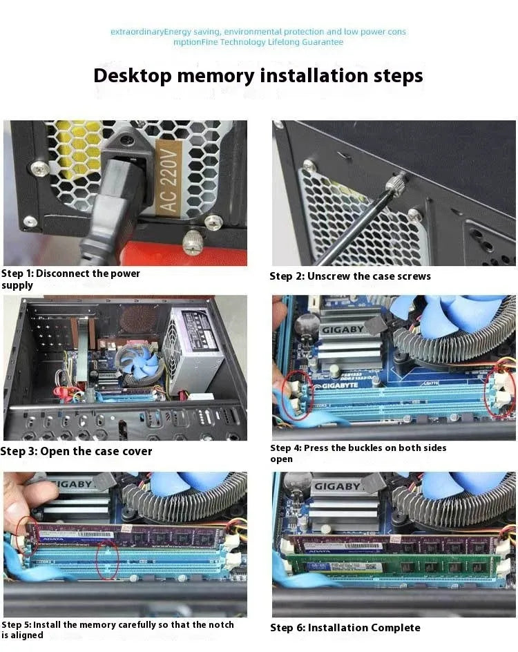 Desktop DDR3 4GB 1600 MHz memory module showing gold contact pins and capacity label