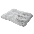 Washable long plush dog bed mat in four sizes for sofa, kennel, and floor use