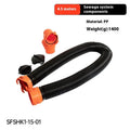 90-degree sewage hose rotary elbow joint for caravan waste water systems