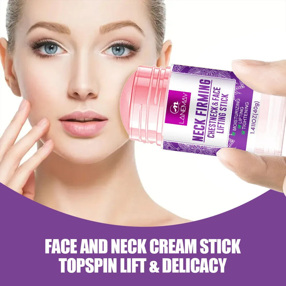 40g neck firming cream jar with anti-wrinkle and brightening properties for moisturising neck skin