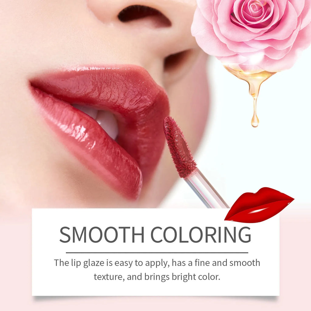 Double-headed lip liner and lip lacquer pen in Black Coffee Truffle shade showing both applicator ends