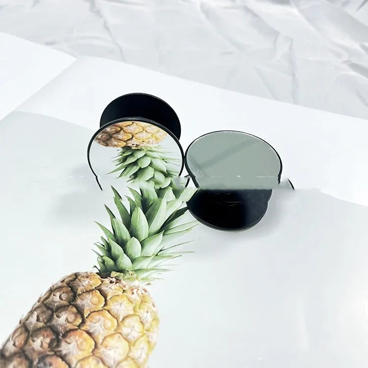Mirror mobile phone airbag bracket, universal ABS TPU holder, 4cm diameter, 6mm thick, 23mm stretch