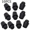 Ten rubber automobile buckle buffer clips for vibration damping in vehicle applications