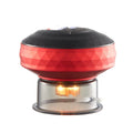 Electric cupping device with push-button vacuum, 93x93x82mm, black green red, Type-C rechargeable