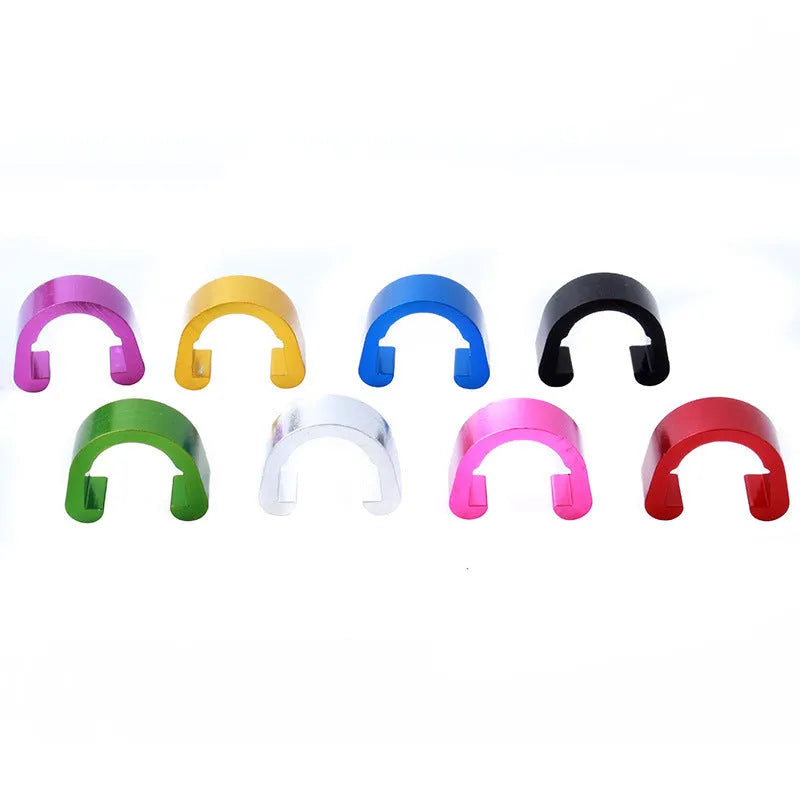 Aluminium alloy C-shaped buckle hardware fastener for craft projects in multiple colours