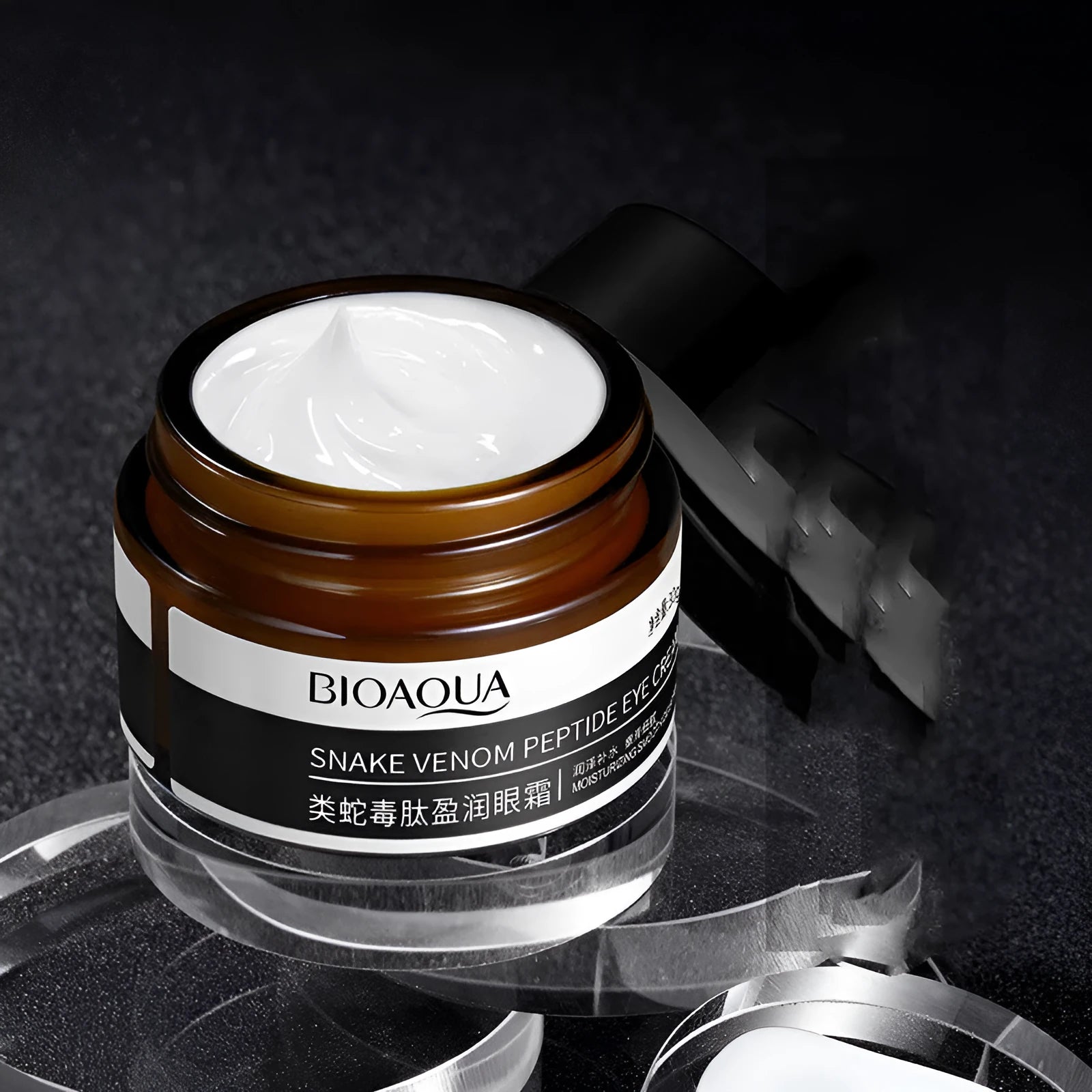 30g peptide firming eye cream container for dark circle improvement and moisturising