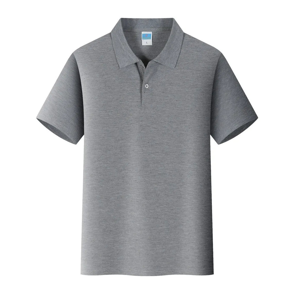 Men's short sleeve cotton work shirt for embroidery in multiple colour options