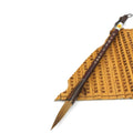 Traditional Chinese wolf hair calligraphy brush set with steel rod construction in three sizes