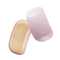 Pink electric pet massage brush with TPE comb teeth for cat and dog grooming