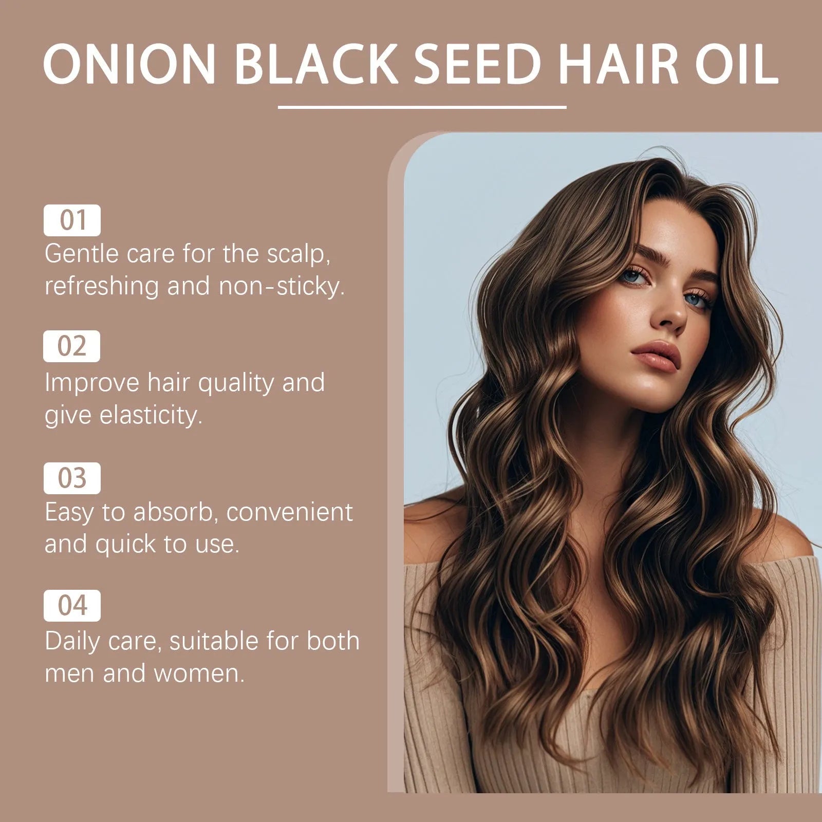 100ml hair care essential oil bottle with application accessories for nourishing soft hair maintenance