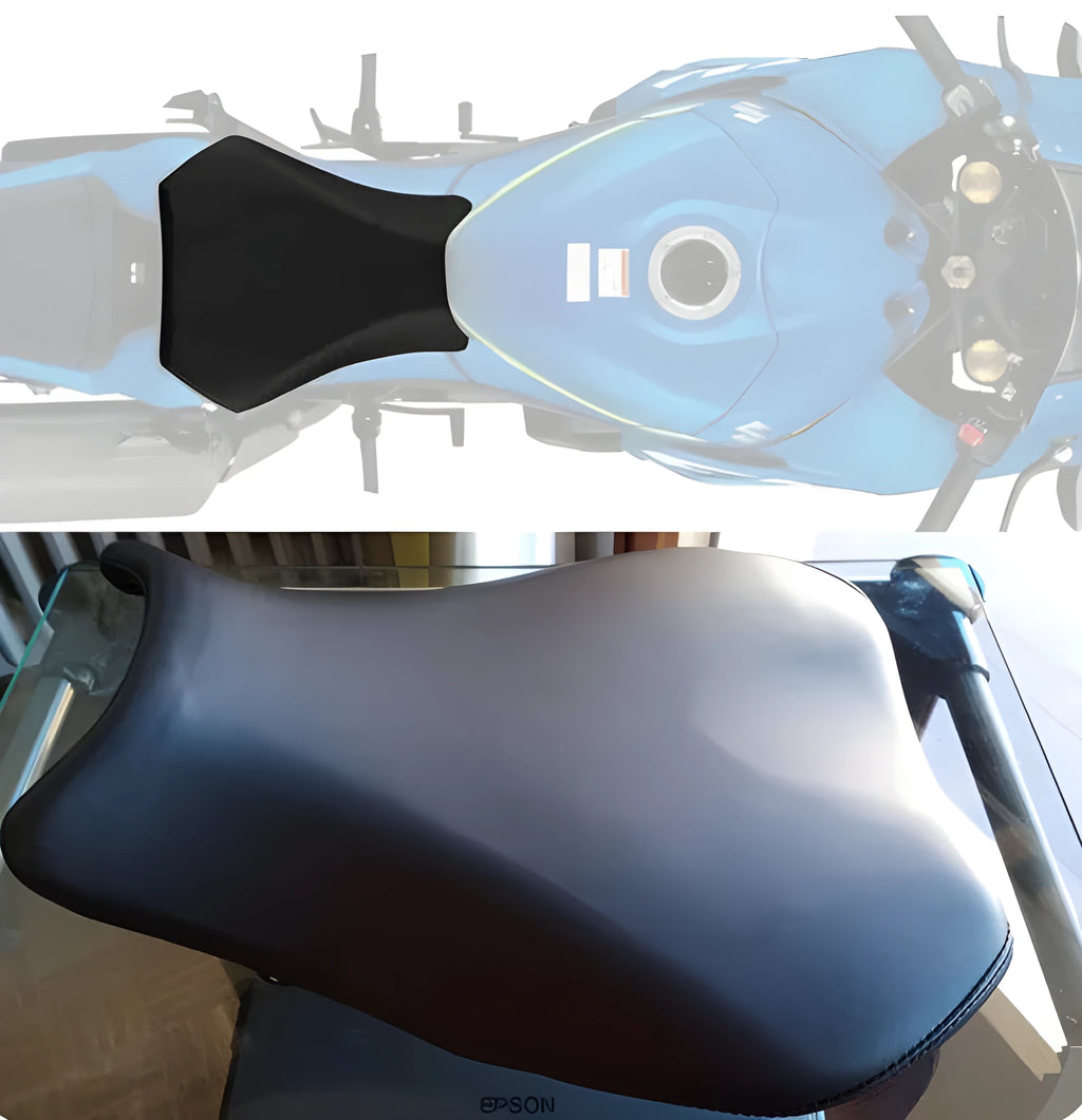 Suzuki GSXR1000 motorcycle seat covers in PU leather with front and rear set options