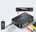 M6 Bluetooth 5.0 NFC receiver adapter with 3.5mm, RCA, optical, coaxial and USB outputs