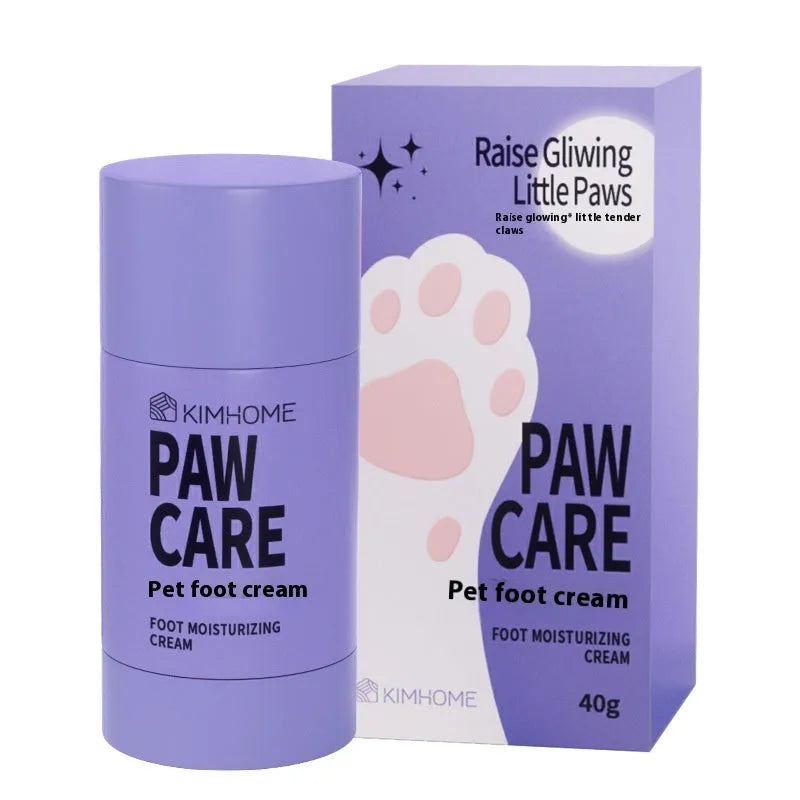 40g tube of pet foot moisturising cream with Brazil palm wax for cat and dog paw care.