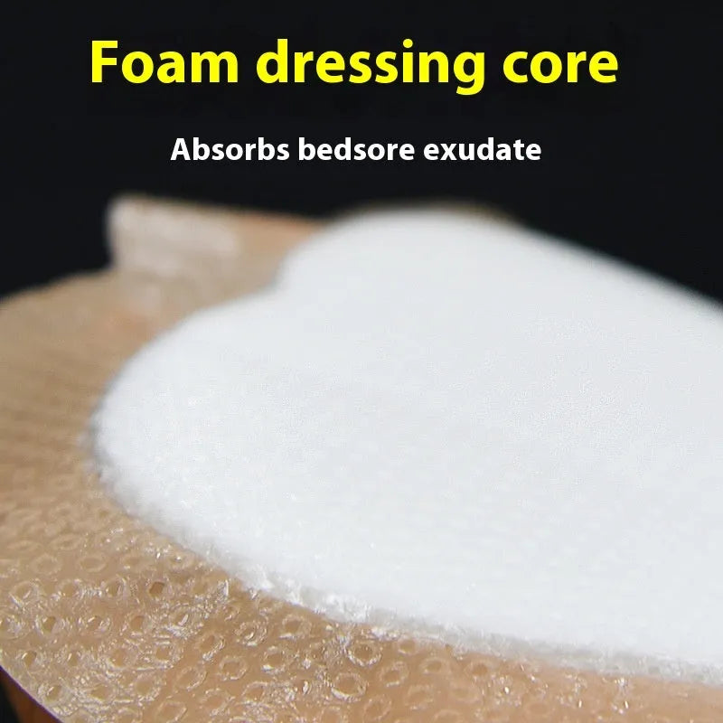 Large skin colour silicone foam medical dressing for bedsore prevention and pressure care