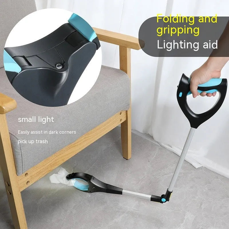 Multi-purpose plastic and aluminium alloy cable clip trash holder in six colour options