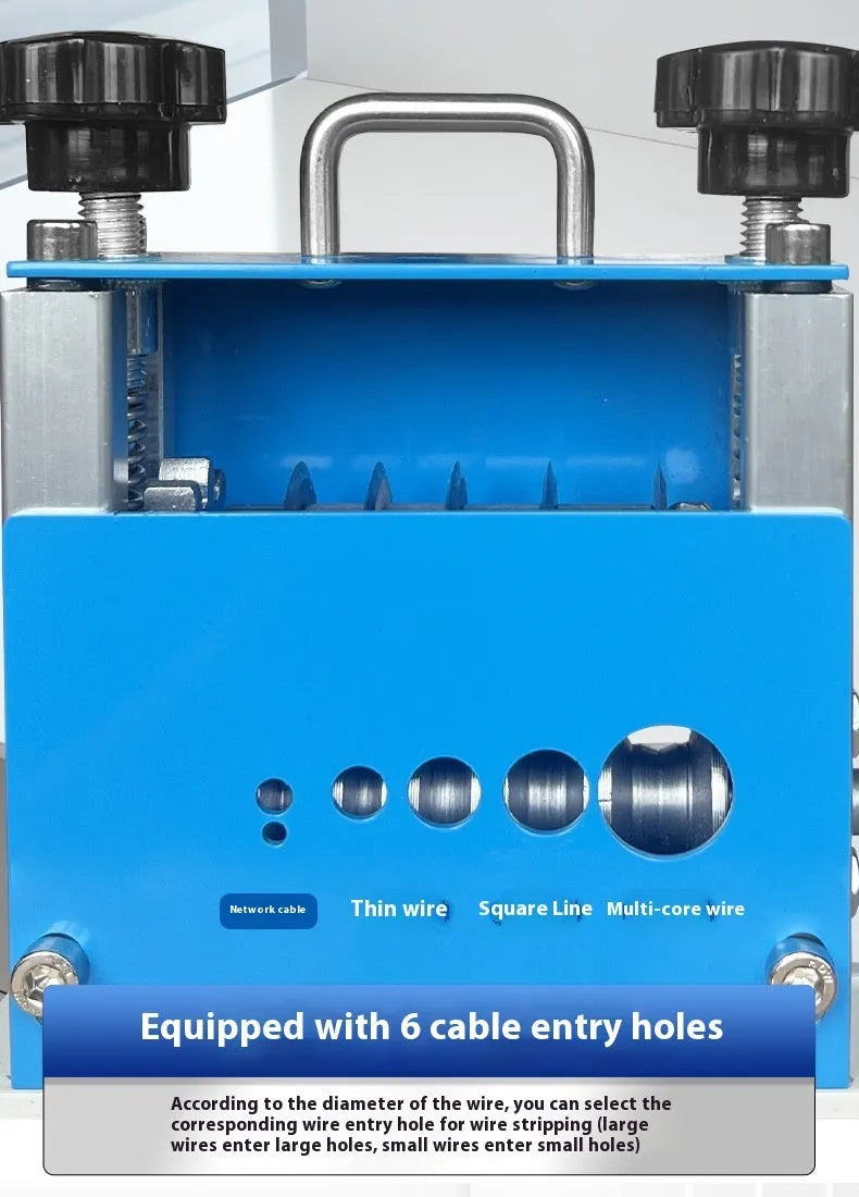 SD-017 manual wire stripping machine tool for electrical cables from 0.5mm to 17mm.