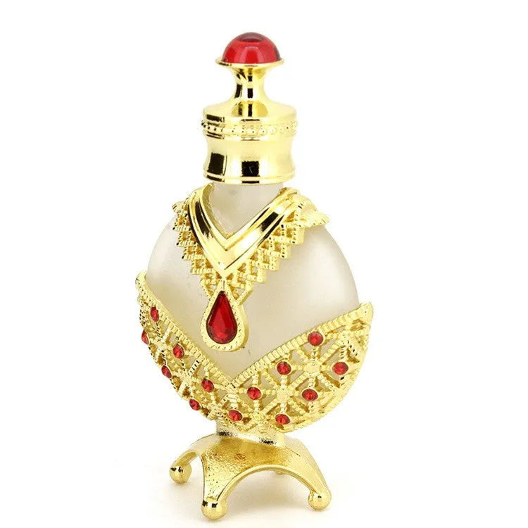 Concentrated perfume oil 12ml and 35ml glass bottles with floral fragrance and essential oil