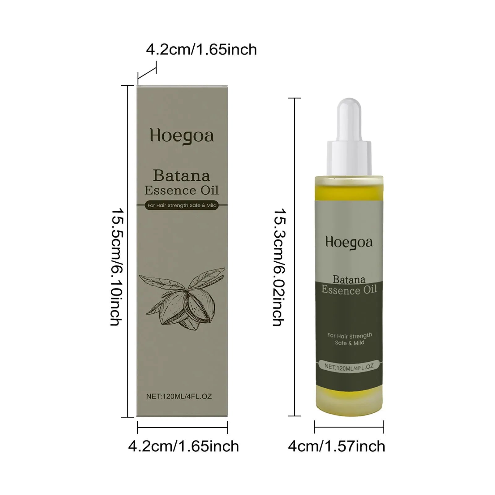 120ml bottle of Platthana Secret Hair Essential Oil for scalp massage and hair growth.