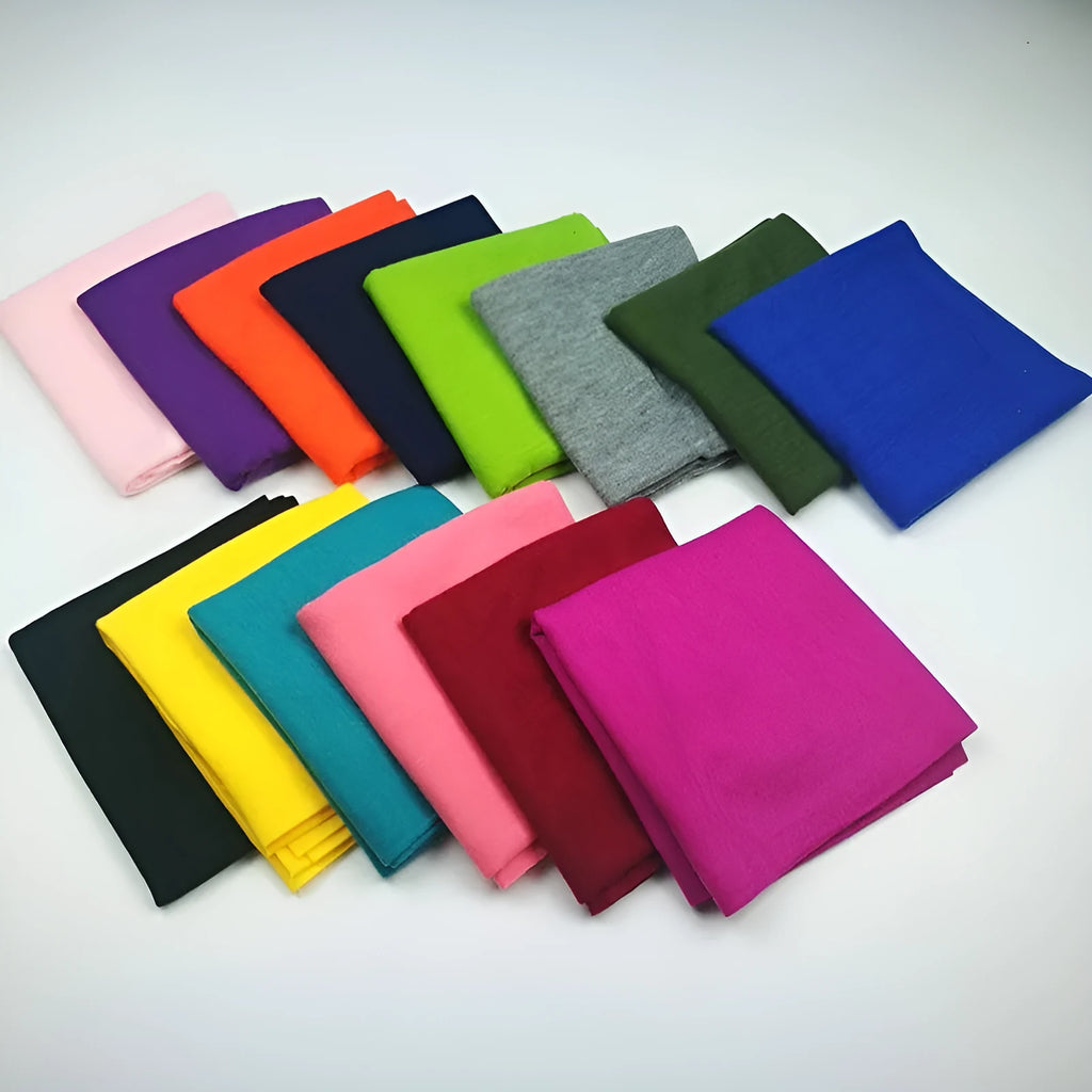 Seamless magic headscarf in polyester for outdoor sports showing tube bandana design
