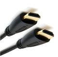 Gold-plated male-to-male HDMI cable in multiple lengths for HDTV and game consoles.