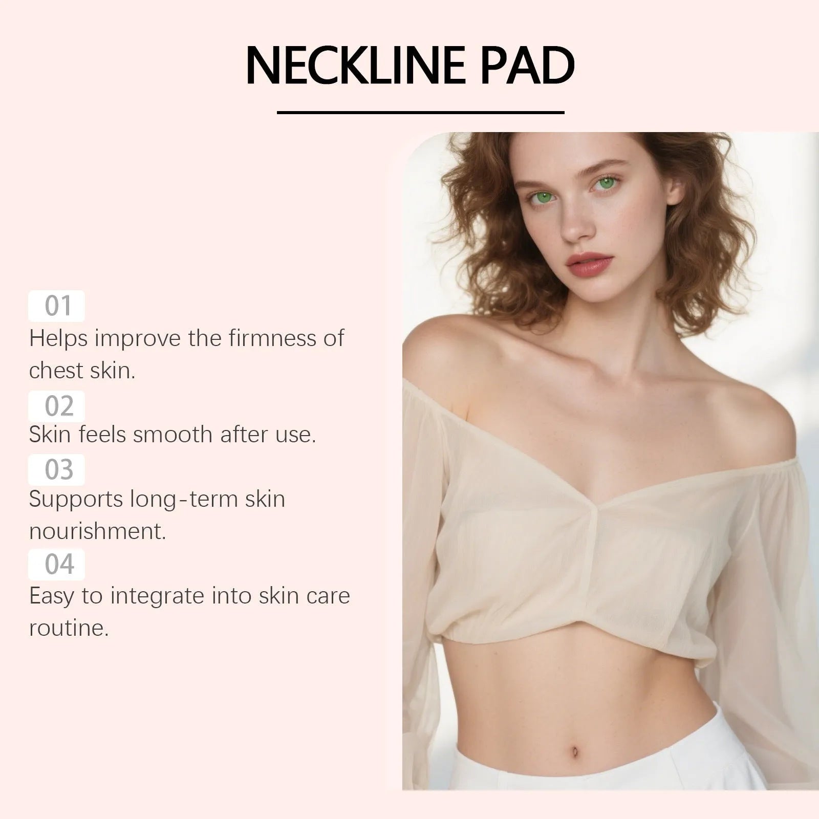 Nursing pad for chest care, 19x1.5x19cm, skin-friendly