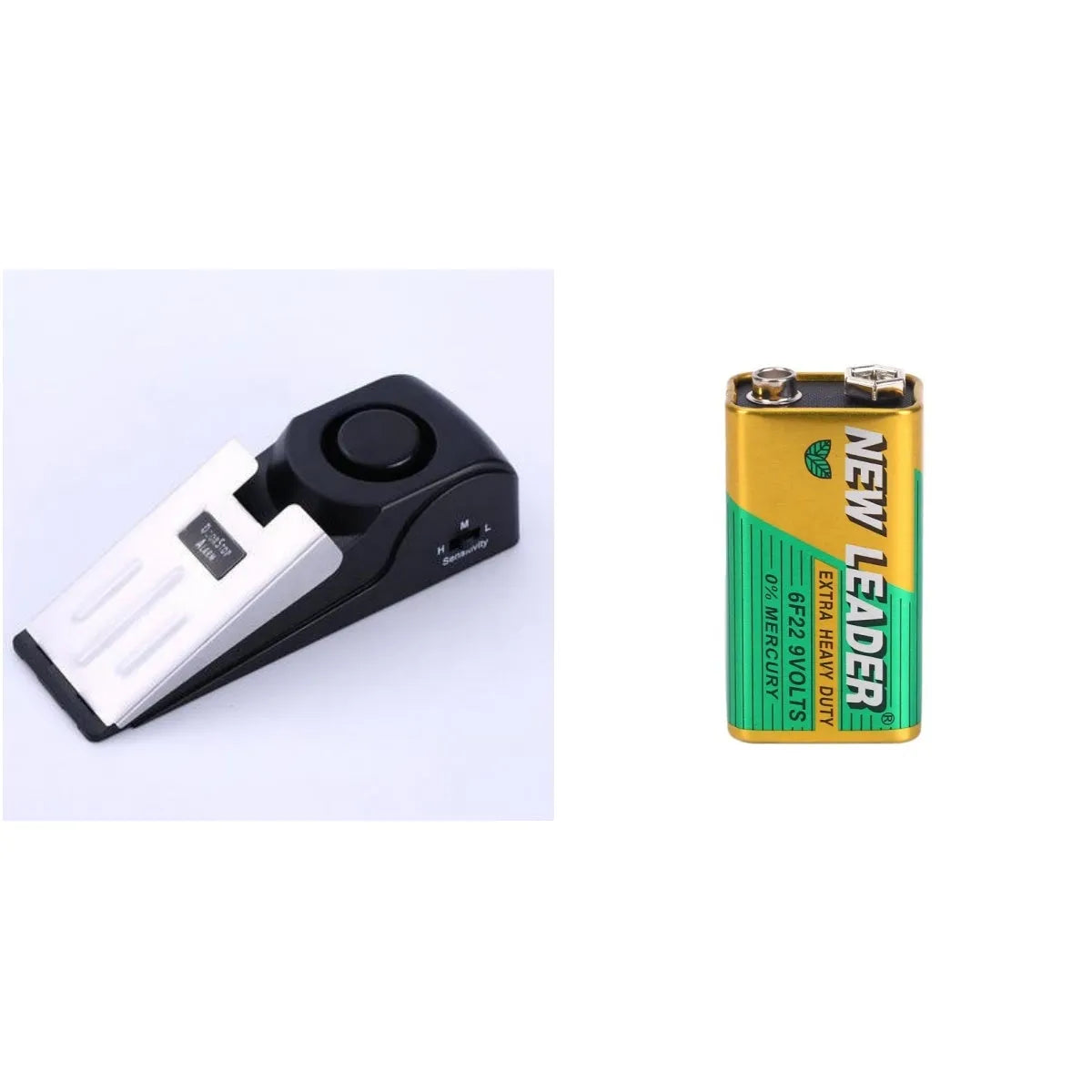 A single Xinlida brand alkaline 9V rectangular battery, model 6F22.