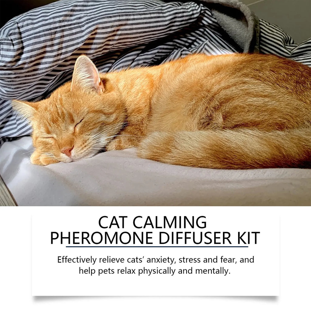 Cat Mood Diffuser Suit 45ml plug-in pet calming aroma diffuser for dogs and cats