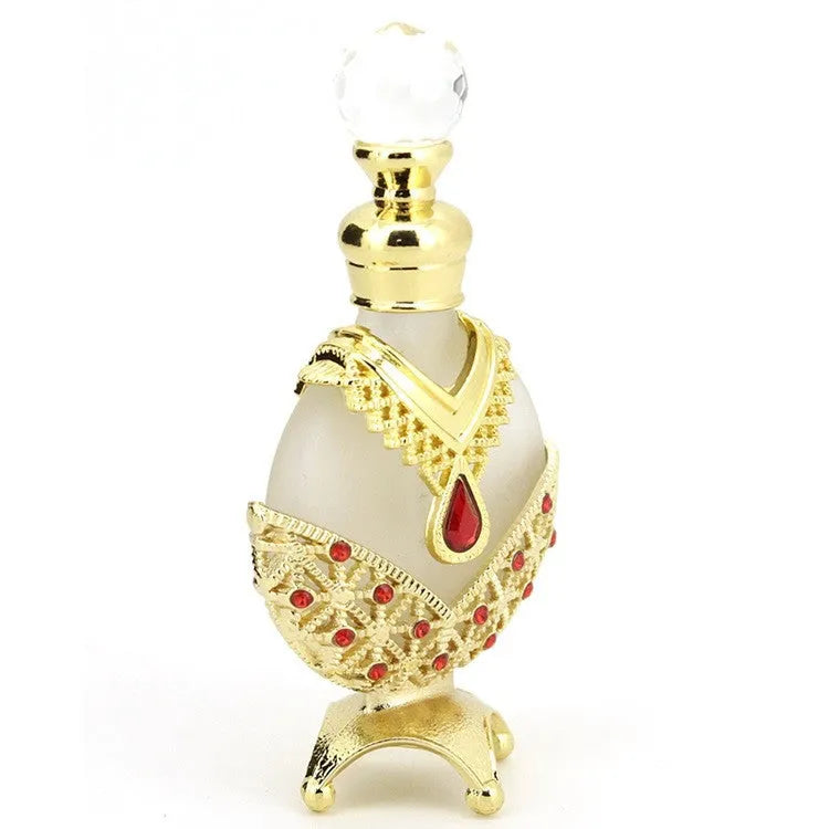 Concentrated perfume oil 12ml and 35ml glass bottles with floral fragrance and essential oil