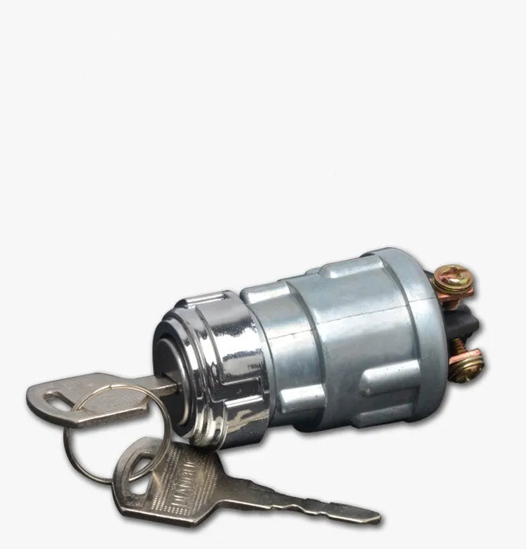 Pure copper automotive ignition switch for JK423 models in trucks and forklifts.
