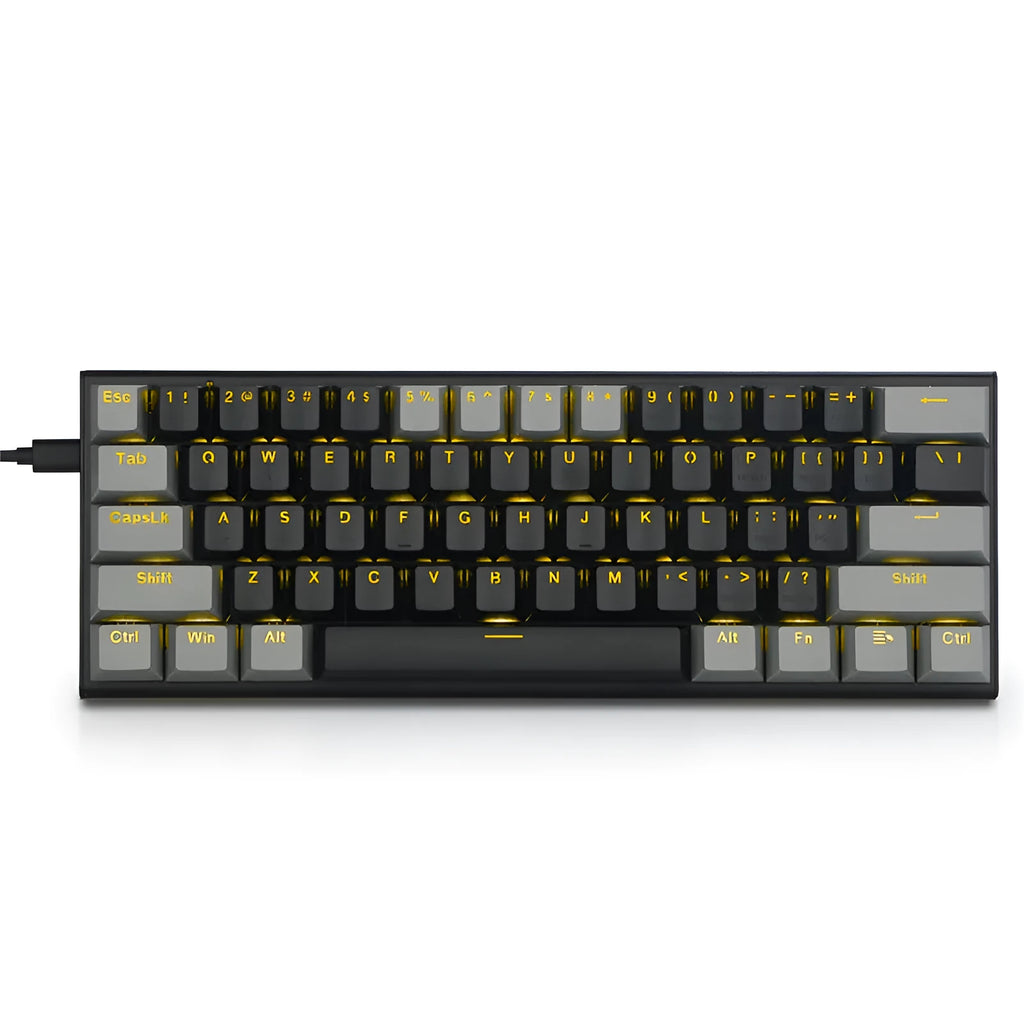 Z11 aluminium mechanical gaming keyboard with RGB lighting and choice of colour schemes