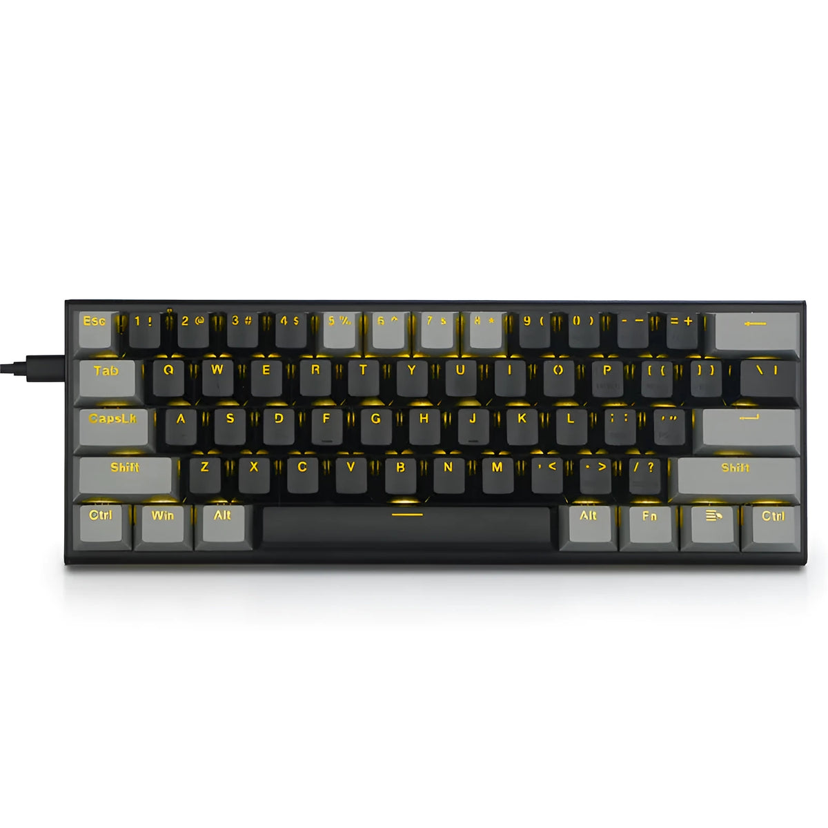 Z11 aluminium mechanical gaming keyboard with RGB lighting and choice of colour schemes