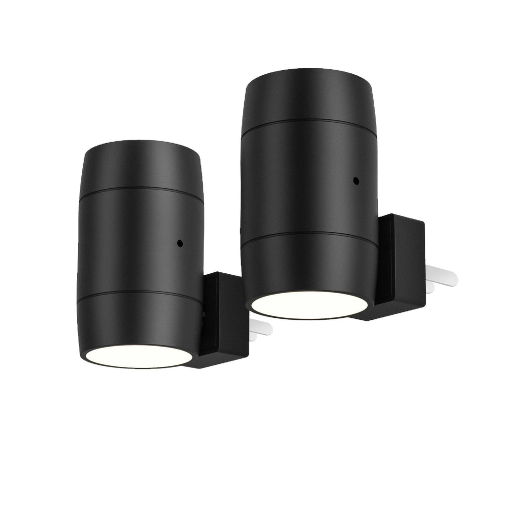 Rotatable small night light with brightness adjustment dial and direct plug design
