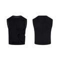 Men's grey lyocell summer vest with round neck collar