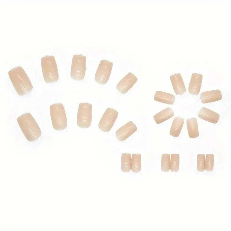 Solid colour plastic nail art armour set in MY119 for ladies fashion accessory