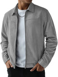 Men's slim fit long sleeve light business jacket with polyester lining, shown in one of ten colours and sizes S to 5XL