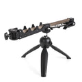 Aluminium alloy ice fishing rod holder bracket with triangle tripod legs