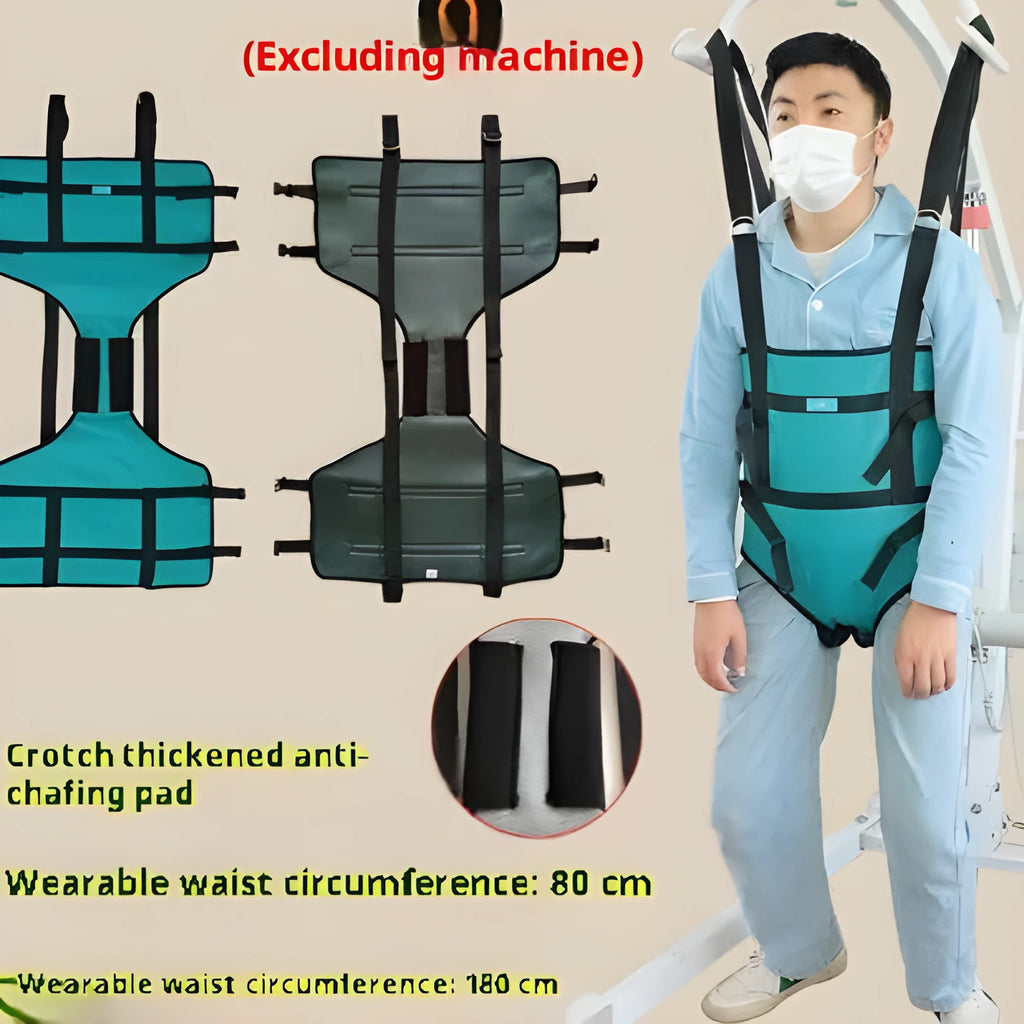 Walking auxiliary exercise belt in Lake Blue for elderly manual walking training