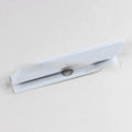 Black plastic hard drive baffle cover for 3.5-inch SATA drives