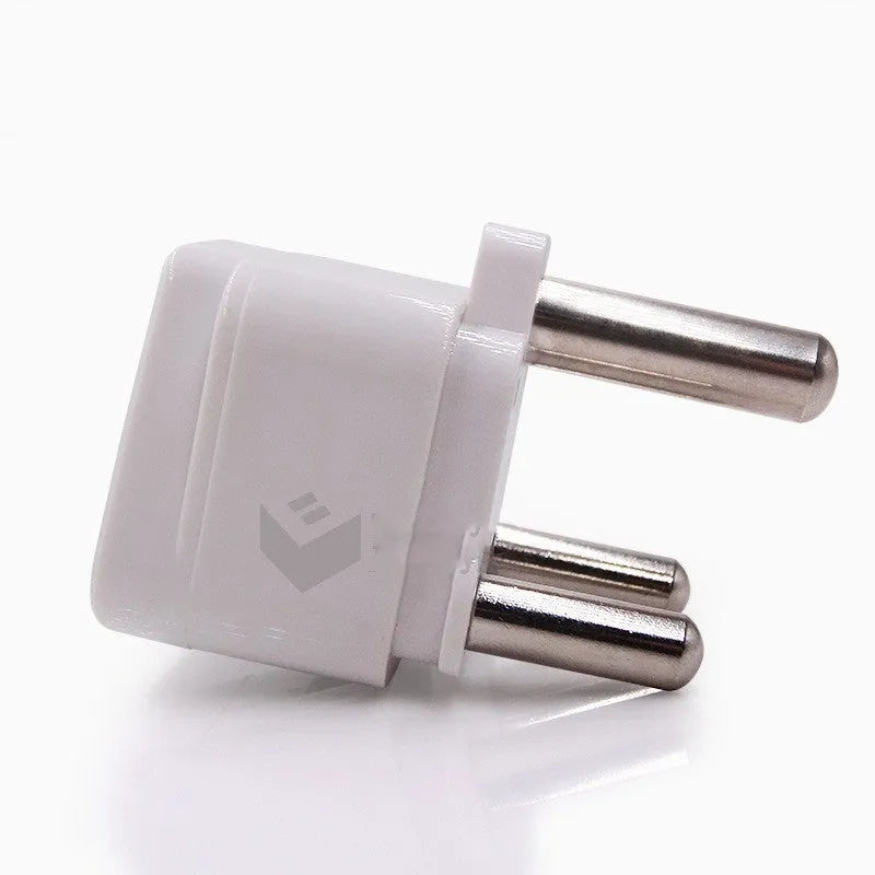 Great South Africa converter plug 10A 250V AC CE certified in black or white with ABS and phosphor bronze