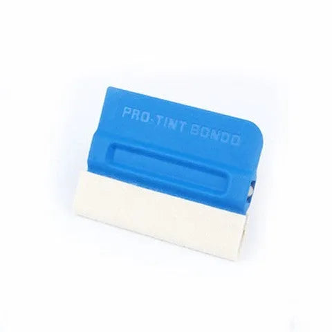 ABS plastic car colour changing film scraper with deerskin and wool scraping options