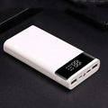 Digital display power bank spring kit with plastic shell and multi-U port output