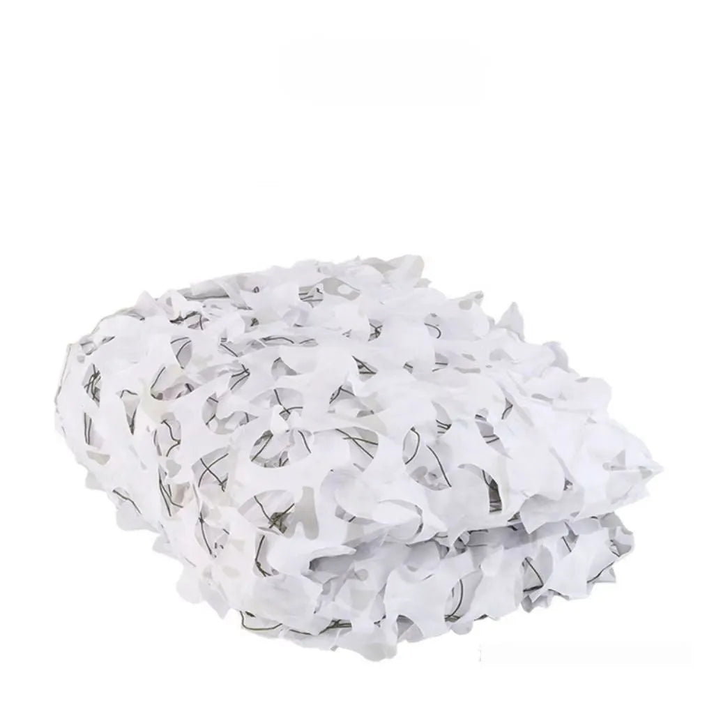 Green camouflage net with UV and infrared protection in dark night camouflage pattern