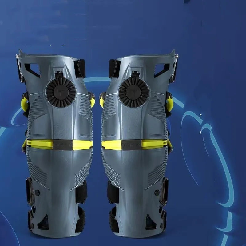 Gray black riding anti-collision knight equipment made from high strength PA synthetic material with size options S to XXL